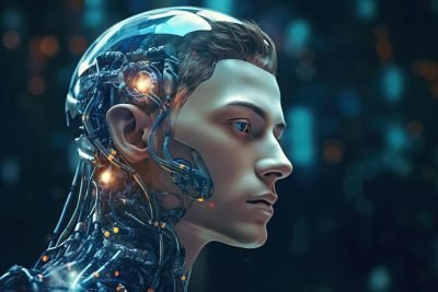 cyborg-or-digitally-improved-human-artificial-intelligence-and-technology-concept-with-advanced-man-generated-ai-photo